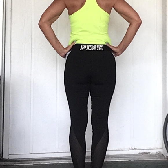 PINK VICTORIAS SECRET ULTIMATE LEGGINGS SMALL - Picture 10 of 16